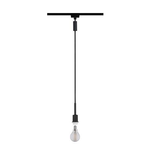 Schienensystem Urail Hängeleuchte 96912 Schwarz - Schwarz, Basics, Kunststoff/Metall (132cm) - Paulmann