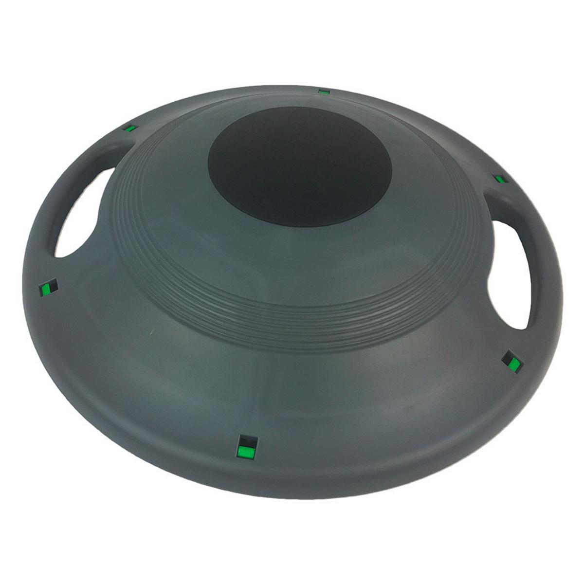 Balancekissen Tunturi Balance Board - Grau/Grün, KONVENTIONELL, Kunststoff (39,5/39,5/9cm)