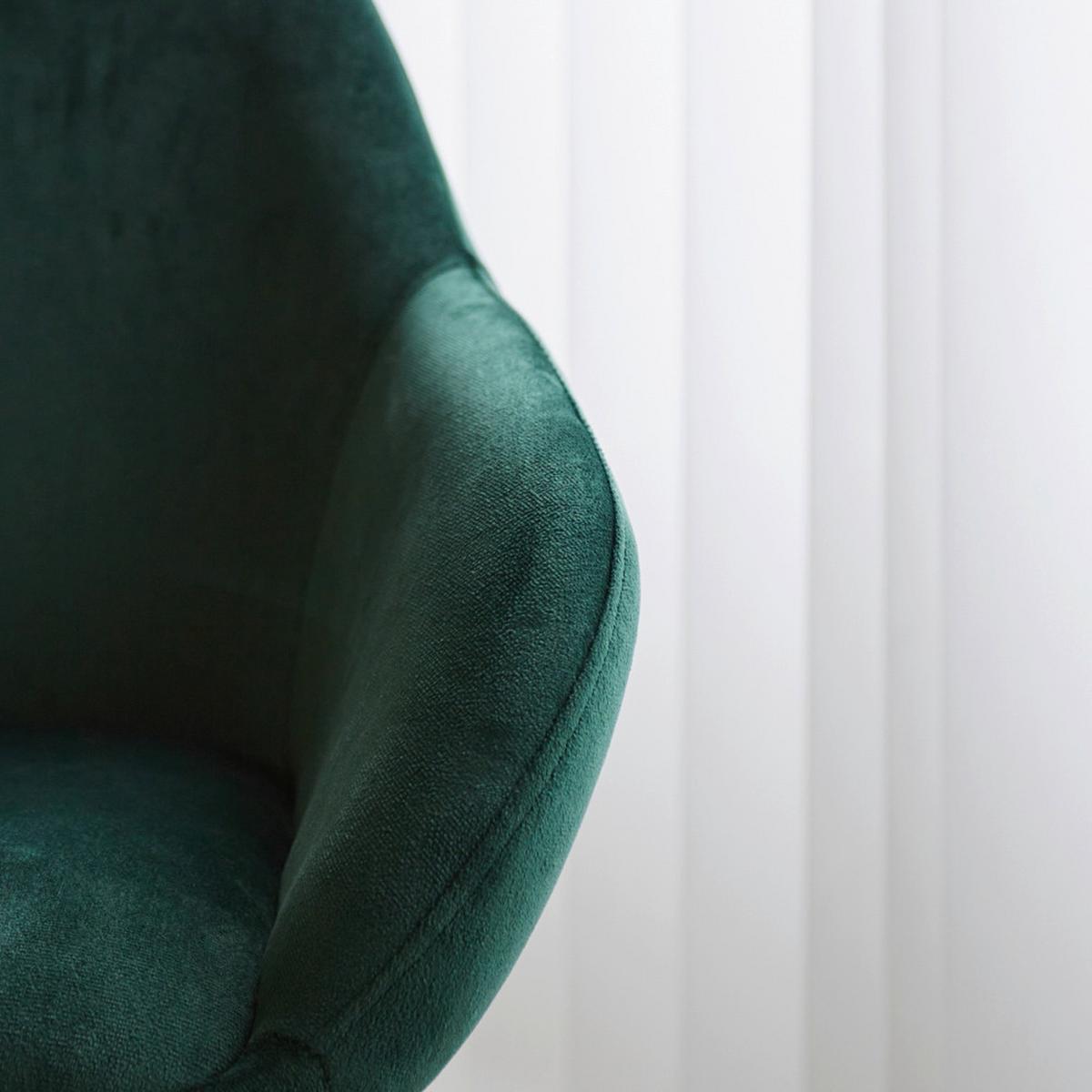 Barhocker-set Casper - Dunkelgrün/Schwarz, Design, Textil (55/109/57cm) - MID.YOU