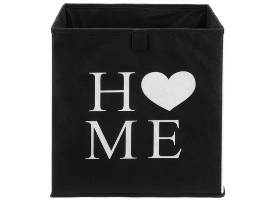 Uskladňovací Box Poppi 9 -based/sb- - čierna/biela, Moderný, kartón/textil (32/32/32cm) - Modern Living Uskladňovací Box Poppi 9 -based/sb- - čierna/biela, Moderný, kartón/textil (32/32/32cm) - Modern Living
