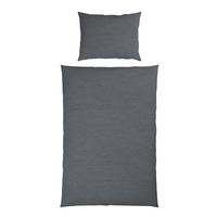 Bettwäsche Ariana - Anthrazit, MODERN, Textil - Luca Bessoni