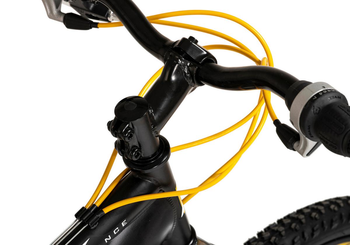 Mountainbike 415m - Schwarz, MODERN, Metall (25/140cm)
