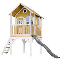 Spielhaus A030.037.81 - Hellgrün/Braun, KONVENTIONELL, Holz (318/272/191cm) - Ambia Garden