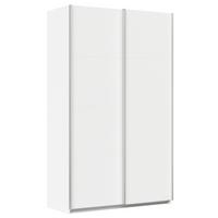 Schwebetürenschrank B: 136cm Feldkirch Alpinweiß - Weiß, MODERN, Holzwerkstoff (136/229/62cm)