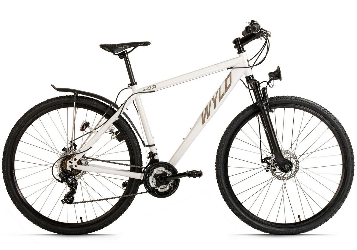 Mountainbike 423m - Weiß, KONVENTIONELL, Metall (25/140/60cm)