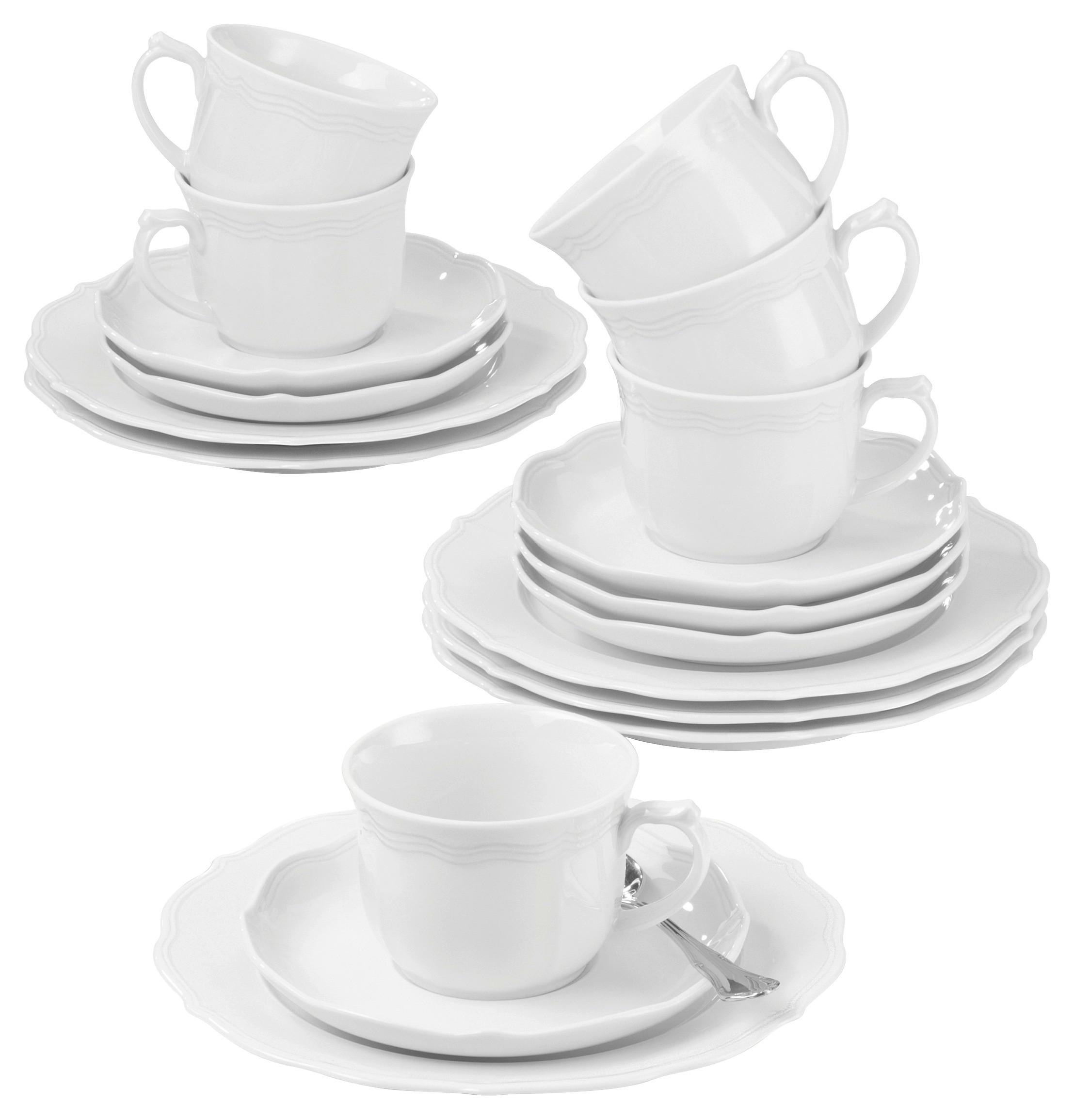 KAFFEESERVICE SONATE UNI - Weiß, Basics, Keramik (4,227kg) - Seltmann Weiden