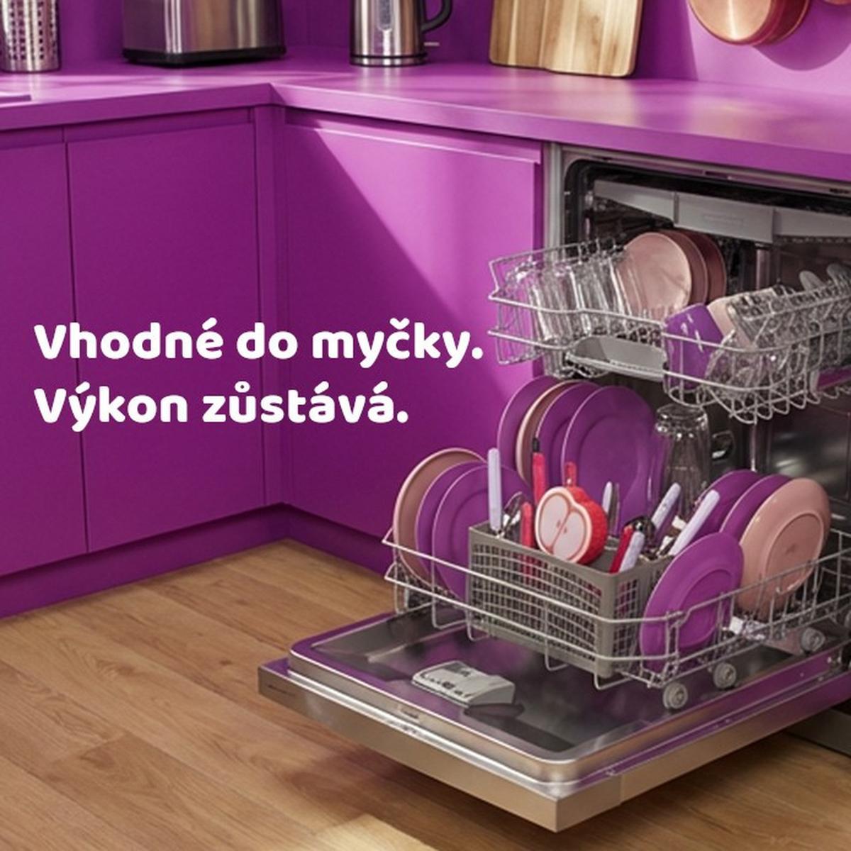 Houbička APPLE PUNCH VILEDA PUNCH APPLE HUBKA - vícebarevná, Basics, plast - Vileda