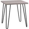 Beistelltisch Owen Eiche Grau Dekor B 49 cm - Eichefarben/Grau, Design, Papier/Holzwerkstoff (49/49/55cm) - MID.YOU