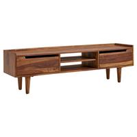 Nízka komoda z masívneho dreva š: 145cm - farba indického palisandra, Modern, drevo (145/43/35cm) - MID.YOU