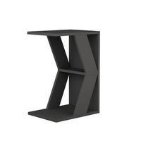 Beistelltisch Naze Beistelltisch - Anthrazit, Design, Holzwerkstoff (30/57/40cm) - Livetastic