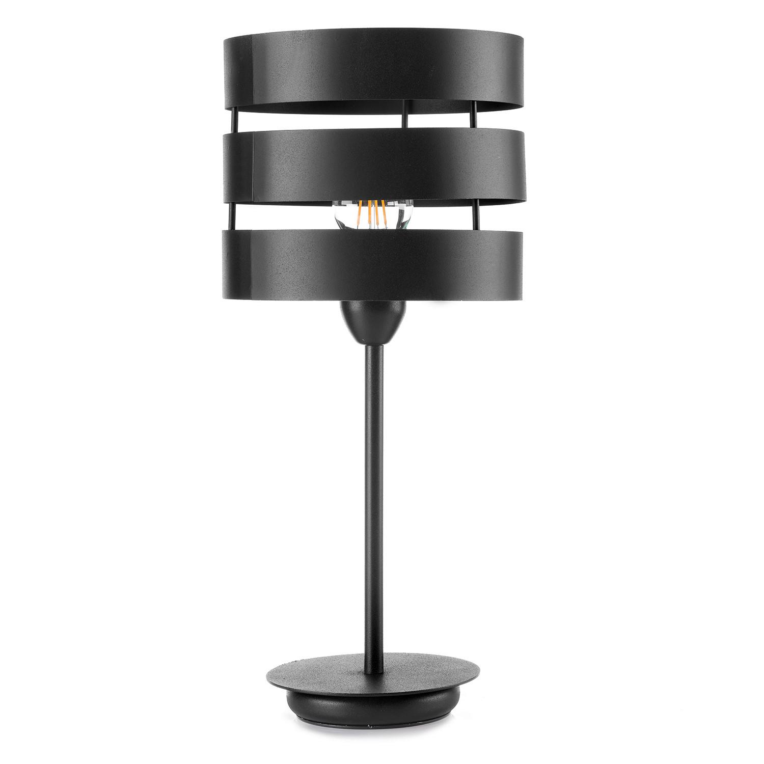 Nachttischleuchte 5028/Lgn - Schwarz, Design, Metall (23/35cm)