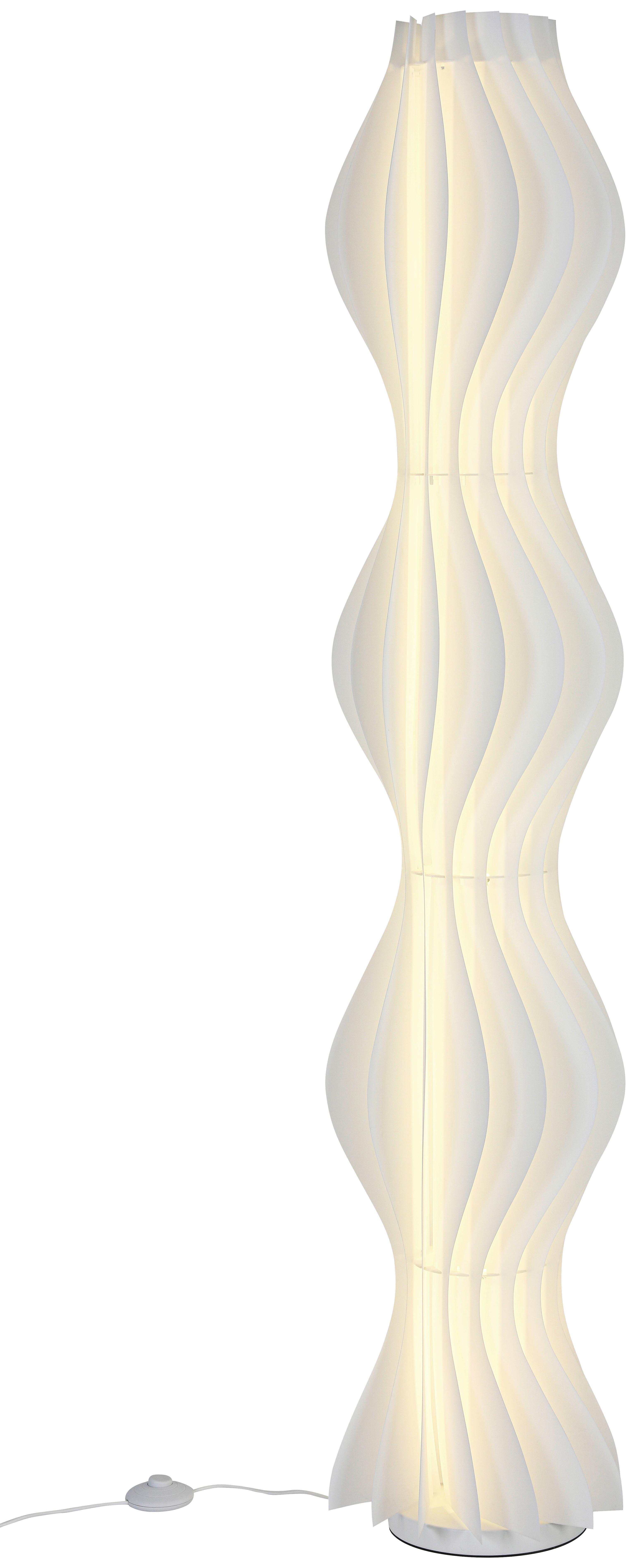 STOJACIA LED LAMPA ALEXANDER - biela, Modern, kov/plast (30/150cm) - Mömax