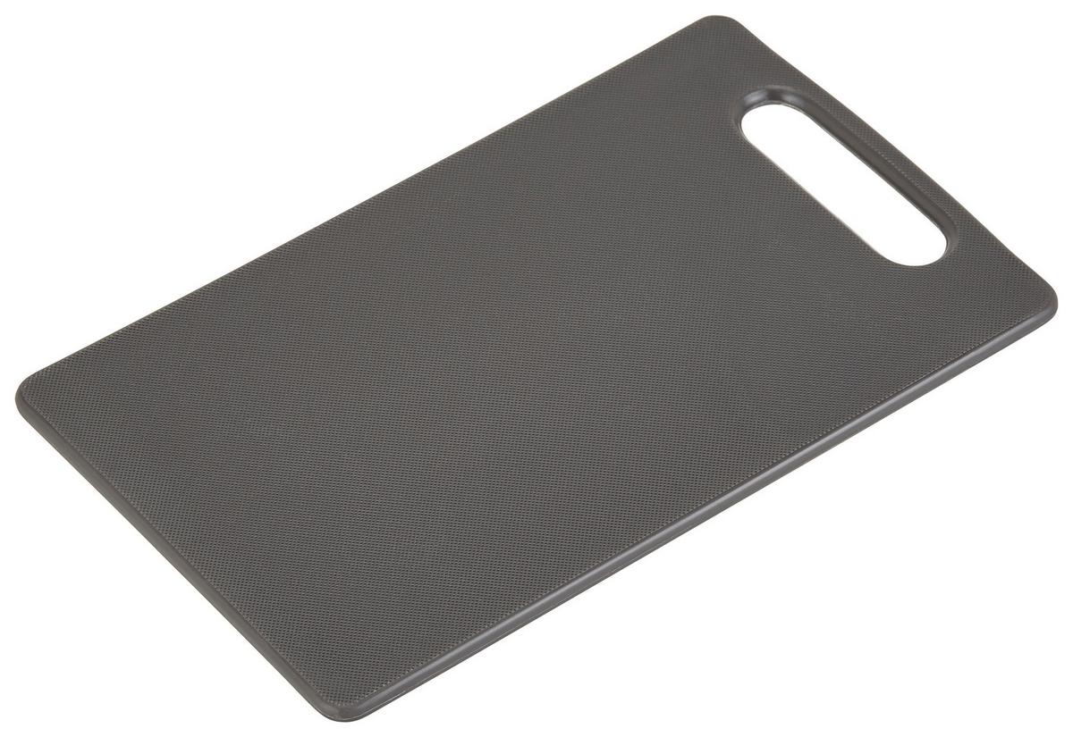 Schneidbrett aus Kunststoff Jim LxB: ca. 24x14,4 cm - Grau, KONVENTIONELL, Kunststoff (24/14,4/0,52cm) - Homezone