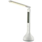 LED-Schreibtischlampe Linda Dimmbar Weiß, Kalenderfunktion - Weiß, Basics, Kunststoff (8,7/26,3cm) - Luca Bessoni
