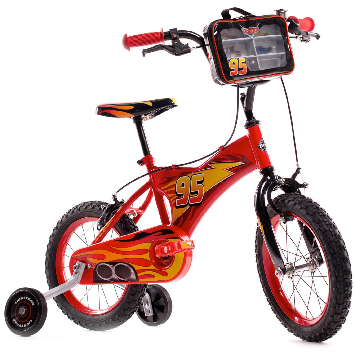 Kinderfahrrad mit Stützrädern Huffy Cars 14 Zoll Grau - Grau, Basics, Metall (53,3/96,5/73,7cm)