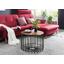 Couchtisch D: 60 cm Sheesham - Sheeshamfarben/Schwarz, Design, Holz/Metall (60/60/46cm) - Carryhome Couchtisch D: 60 cm Sheesham - Sheeshamfarben/Schwarz, Design, Holz/Metall (60/60/46cm) - Carryhome