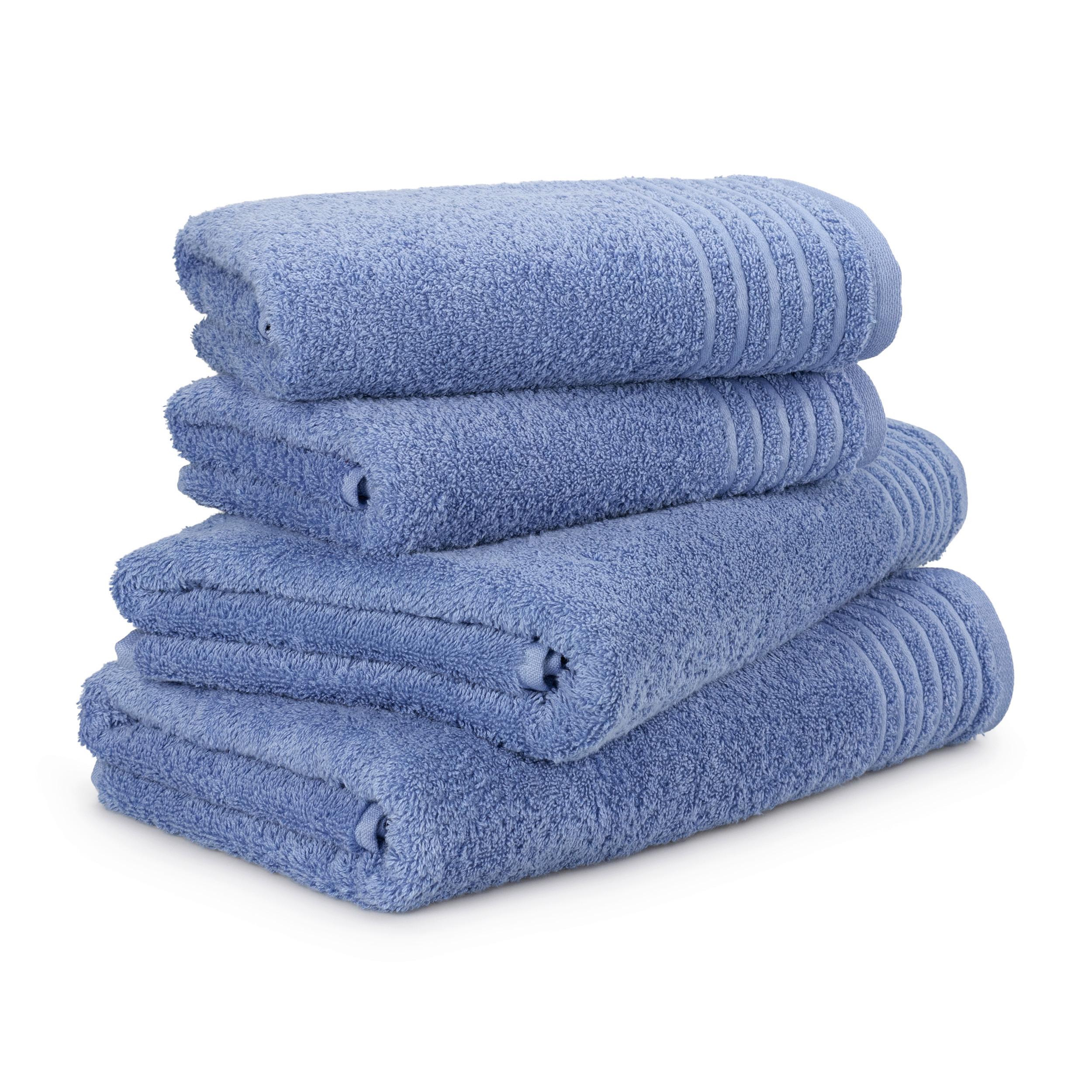 Frottierset Möve New Classic Handtuchset - Blau, Basics, Textil - Moeve