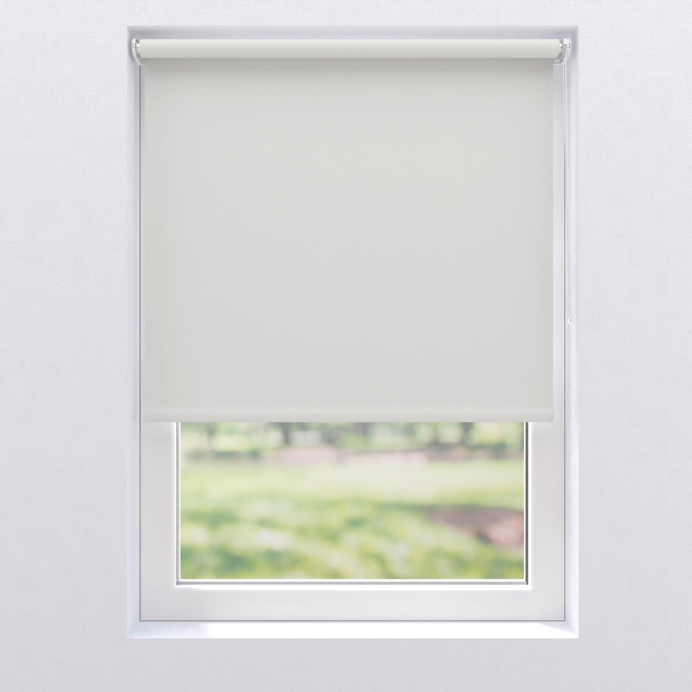 Verdunkelungsrollo 90x220 Cm Mit Kettenzug - Weiß, Basics, Kunststoff (90/220cm)