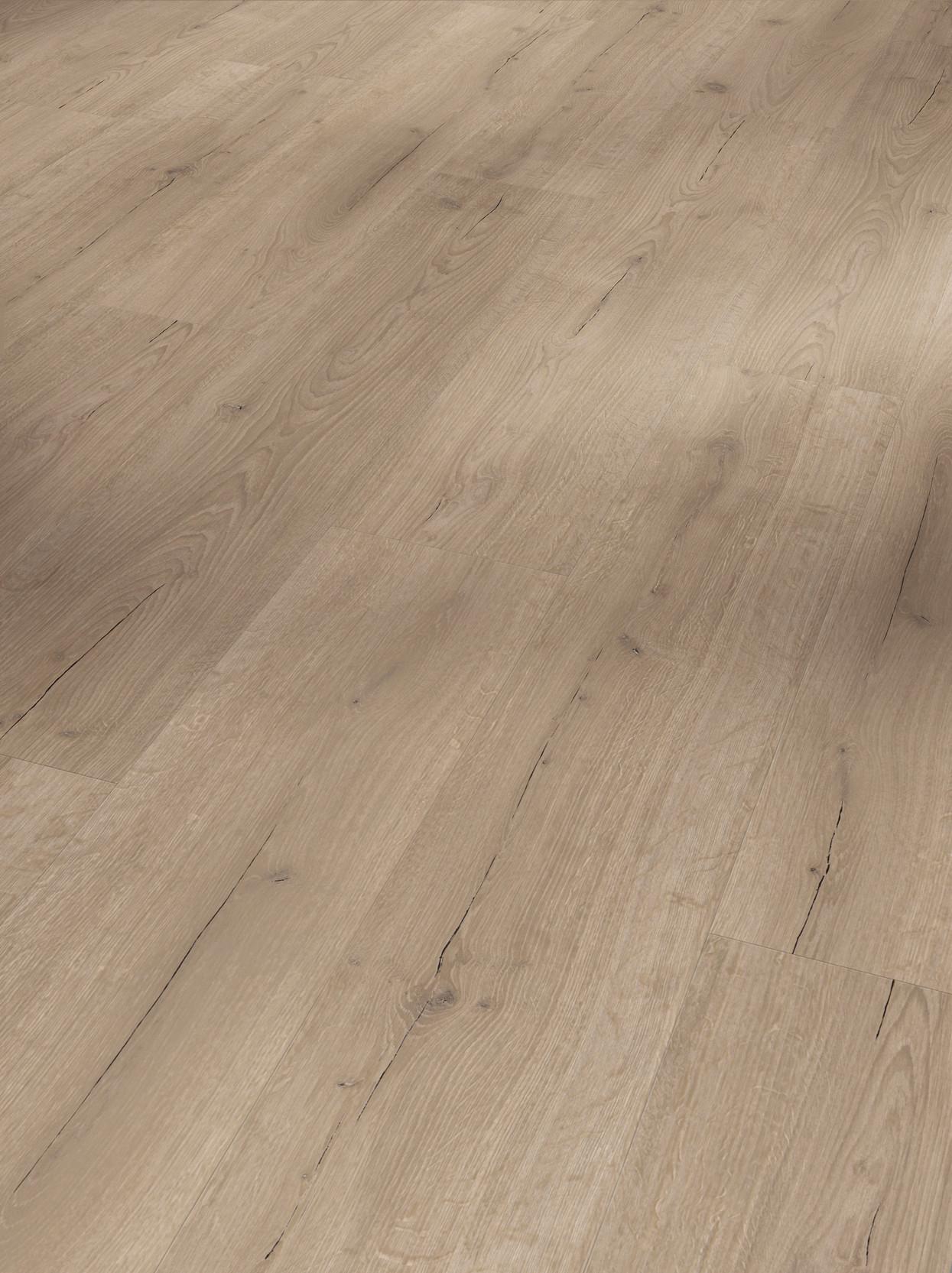 Designboden Eichefarben/braun /grau Lhd. Stärke 9,4mm - Eichefarben/Braun, Basics, Holzwerkstoff/Kunststoff (120,7/21,6/0,94cm) - Parador