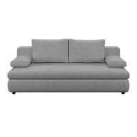 3-Sitzer-Sofa Mit Schlaffunktion Olso Hellgrau - Hellgrau, Trend, Holz/Kunststoff (205/72/100cm)