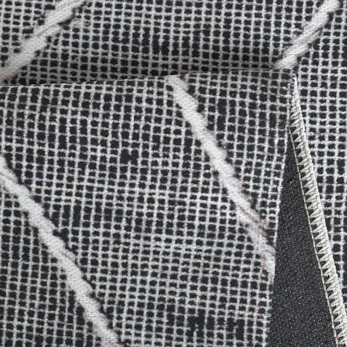 Webteppich Anthrazit/grau Fabius 120x170 Cm - Anthrazit/Grau, Natur, Textil (120/170cm)