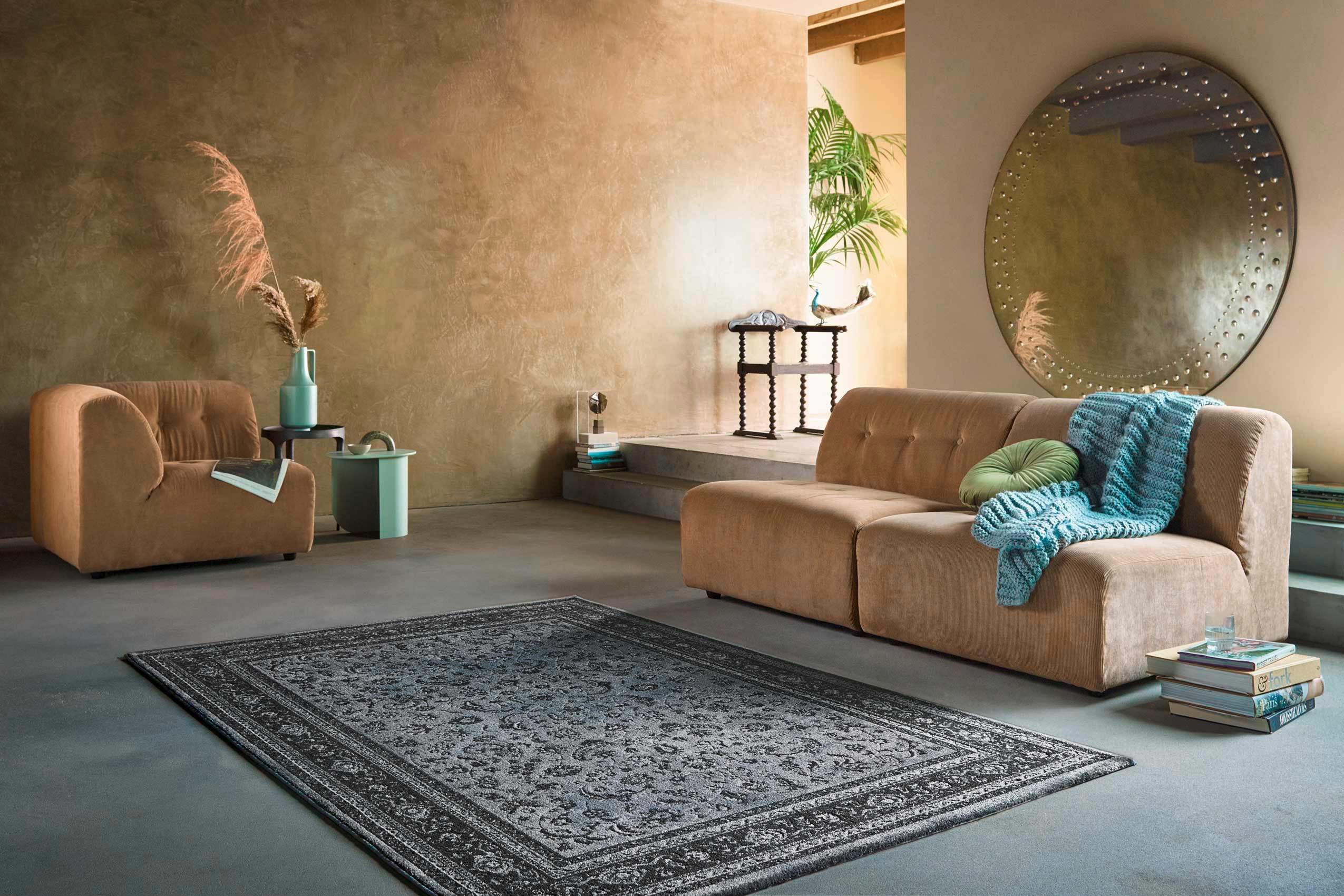 Webteppich Oxford - Grau, LIFESTYLE, Textil (120/170cm) - WECON HOME