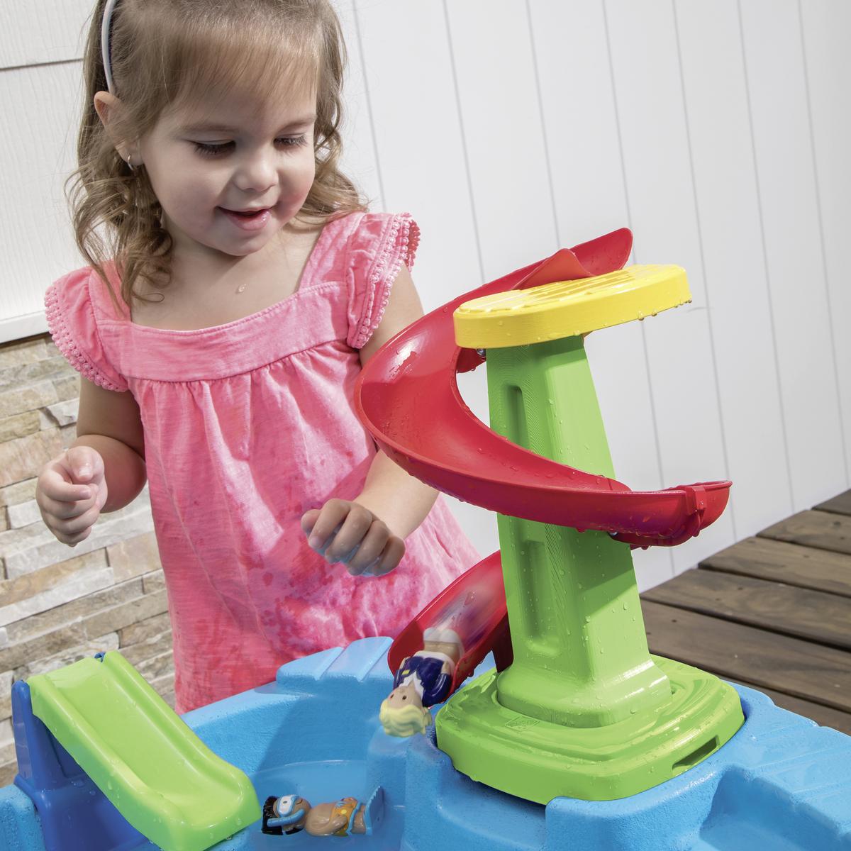 Sand- Und Wassertisch Step Fiesta Cruise Bxhxt 100x71x67 Cm - Blau/Multicolor, MODERN, Kunststoff (100,3/71,1/67,3cm) - Ambia Garden