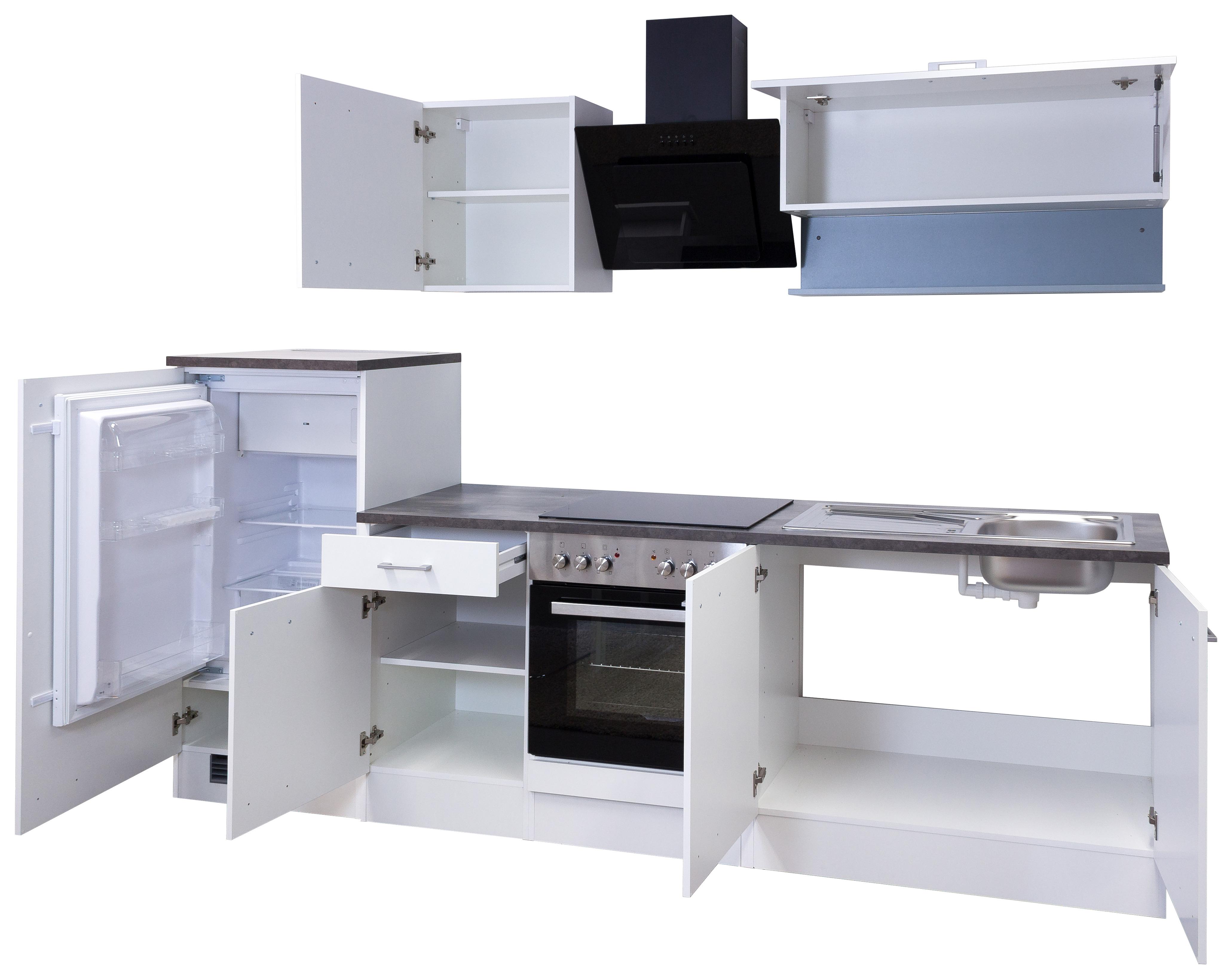 2539007301 - Küchenblock Lucca 270cm Weiß