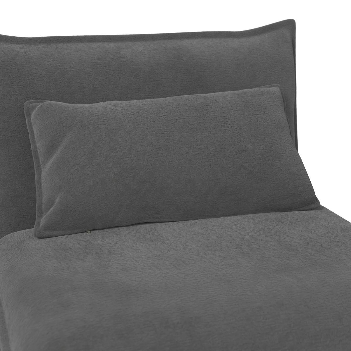 Rozkladacie kreslo BELLA, tmavosivá, max. 120 kg - prírodná farba/tmavosivá, Modern, kov/drevo (85/76/84cm) - Bessagi Home