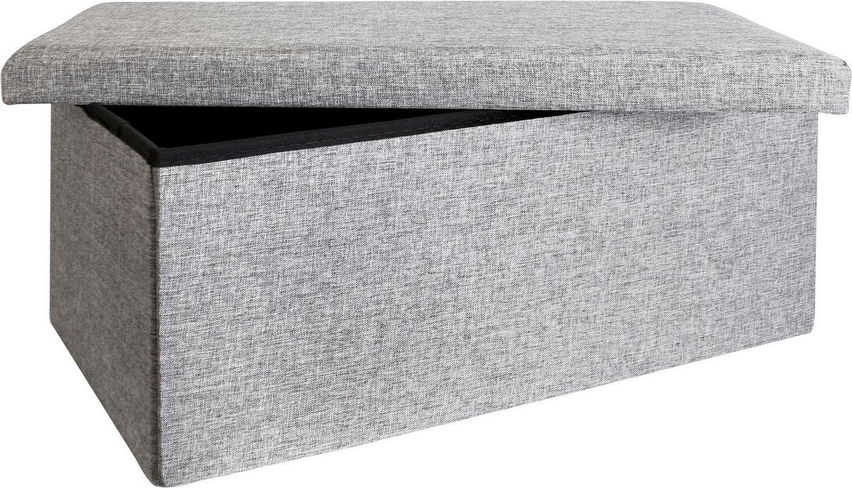 Sitzbox Seatbox - Grau, Basics, Textil (76/38/38cm) - Echtwerk