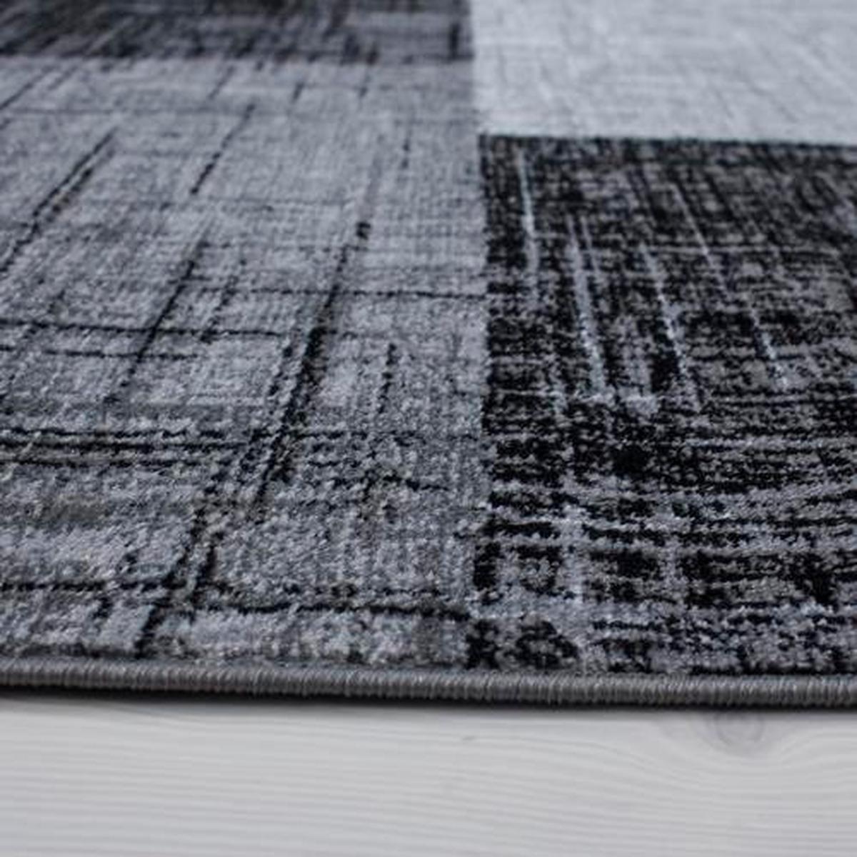 Webteppich Schwarz Naturfaser Plus 80x150 cm - Schwarz, Design, Textil (80/150cm)