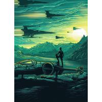 Fototapete Star Wars X-Wing Takodana - Multicolor, Trend, Textil (200/280cm)