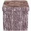Sitzbox Woody 38cm Holzoptik - Schwarz/Braun, MODERN, Holzwerkstoff/Textil (38/38/38cm) Sitzbox Woody 38cm Holzoptik - Schwarz/Braun, MODERN, Holzwerkstoff/Textil (38/38/38cm)