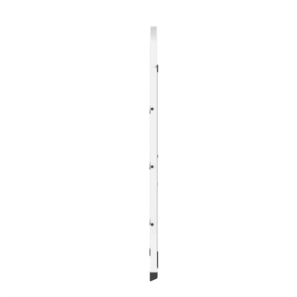 Klapptrittleiter Bernd Metall/Kunststoff, 3 Stufen - Schwarz Hochglanz/Weiß Hochglanz, KONVENTIONELL, Kunststoff/Metall (46,5/68,5/106cm) - Homezone