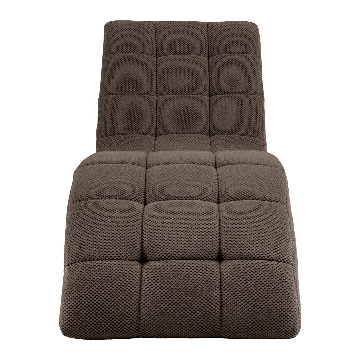 Relaxačné ležadlo LAVANDA, orgovánová, max. 120 kg - hnedá/čierna, Modern, textil/plast (68/80/167cm) - Mömax