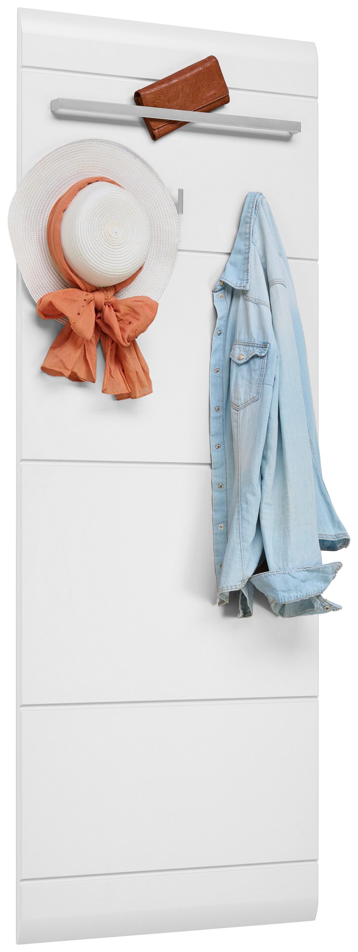 Šatní panel AURIS AURIS - bílá, Moderní, kompozitní dřevo (60/162,2/1,9cm) - Luca Bessoni