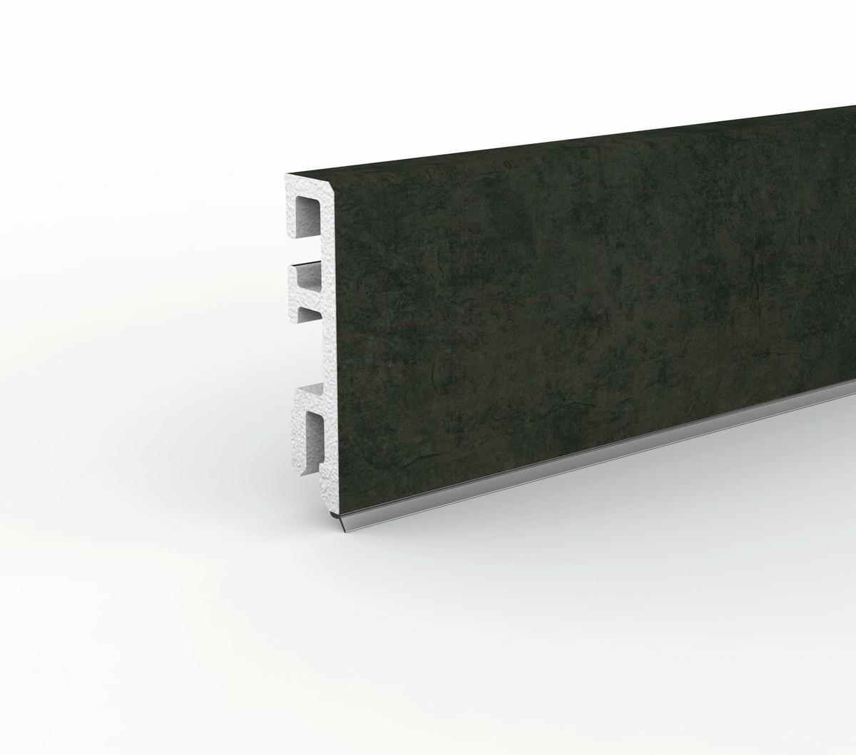 Sockelleiste Doellken Cubica60 Trav Gerdoo - Dunkelbraun, Basics, Kunststoff (250/1.3/6cm)