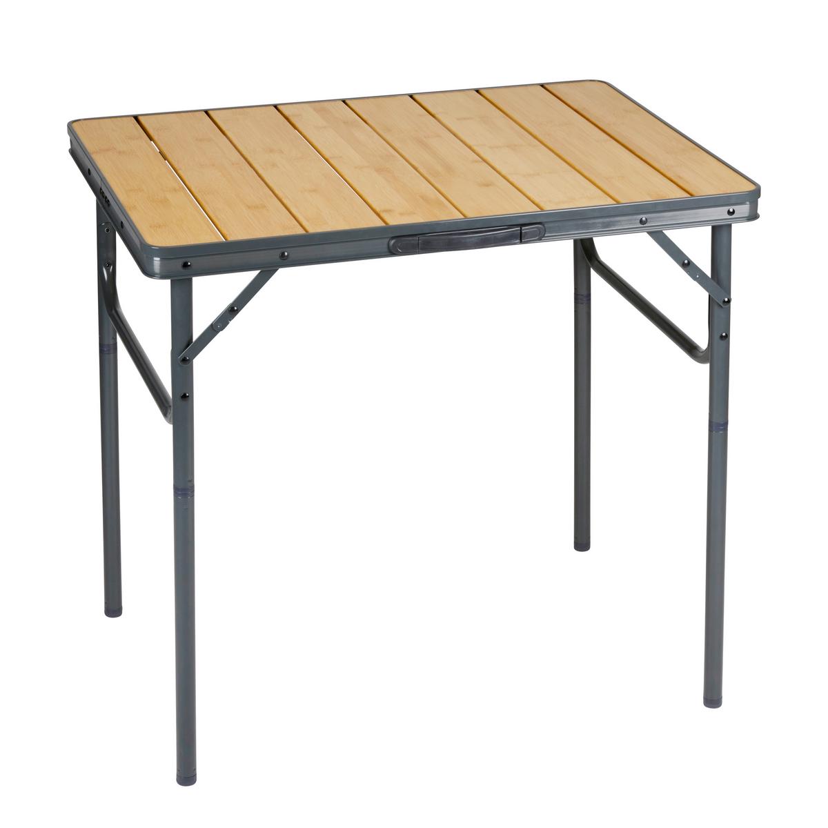 Klapptisch Braun/Schwarz max. Belastbarkeit 50 kg - Schwarz/Braun, Basics, Holz/Metall (56,5/4/75cm)