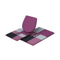 Bademattenset Roman 3er Set - Beere, Basics, Textil - Grund