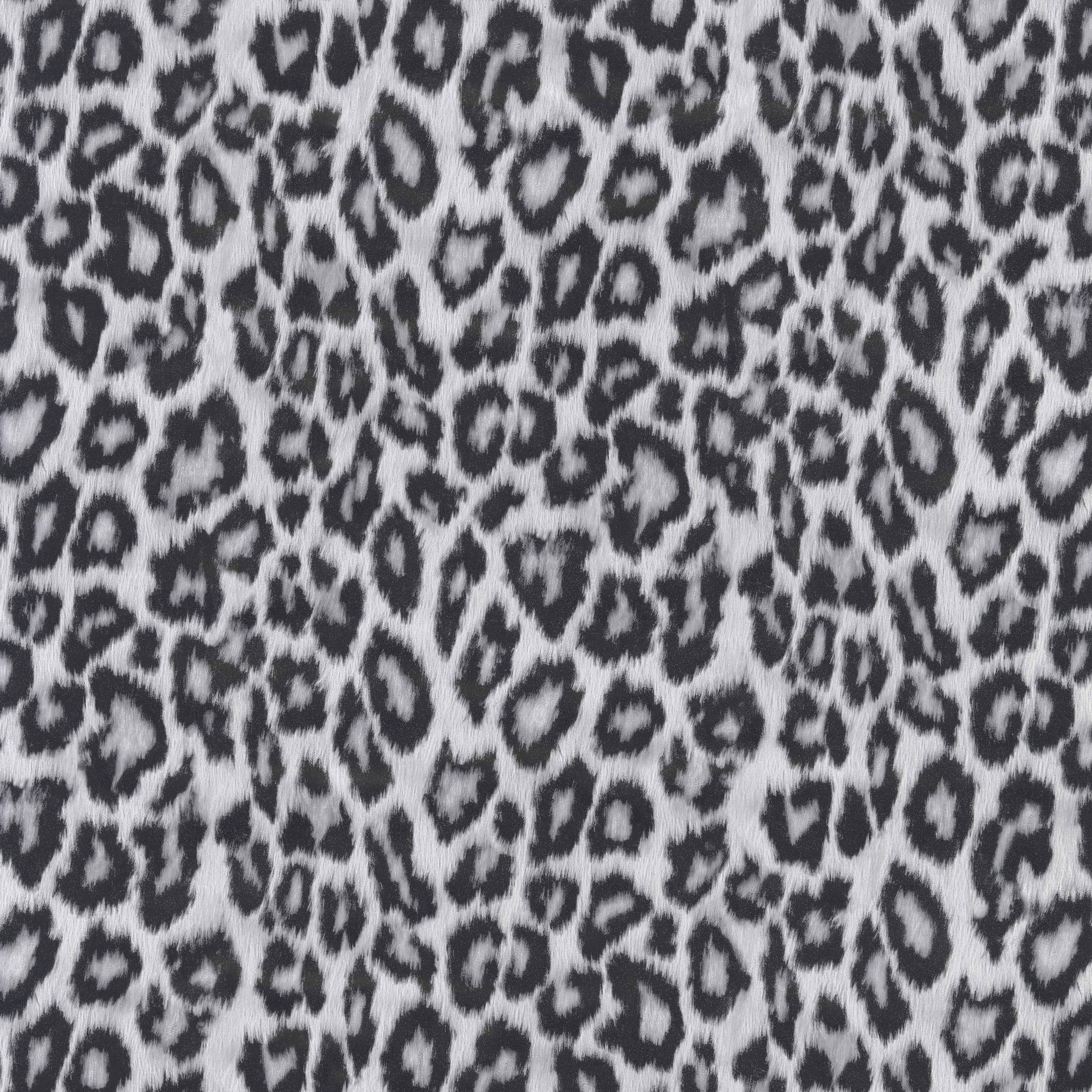 Klebefolie Leoparden-optik Basic Bengal 45x150 Cm - Weiß/Grau, KONVENTIONELL, Kunststoff (45/150cm)