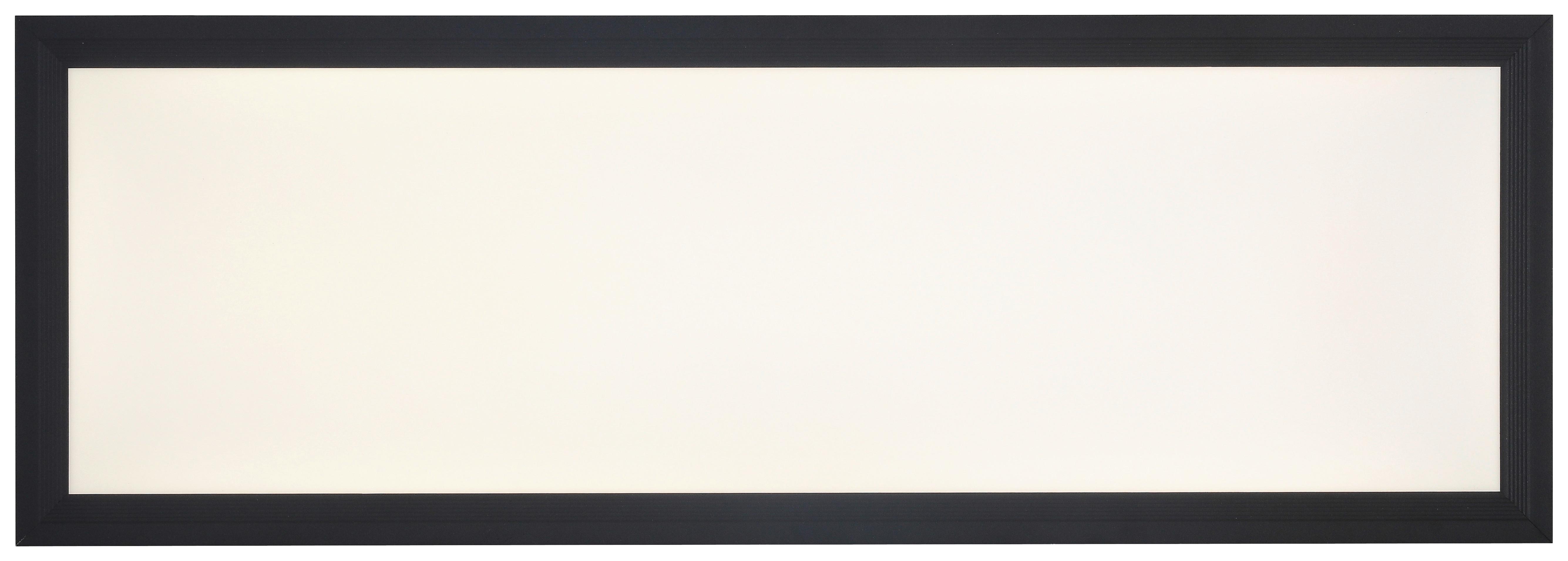 LED-Deckenleuchte Maddison L: 58 cm Rechteckig - Schwarz/Weiß, MODERN, Kunststoff/Metall (58/20/6cm) - Luca Bessoni