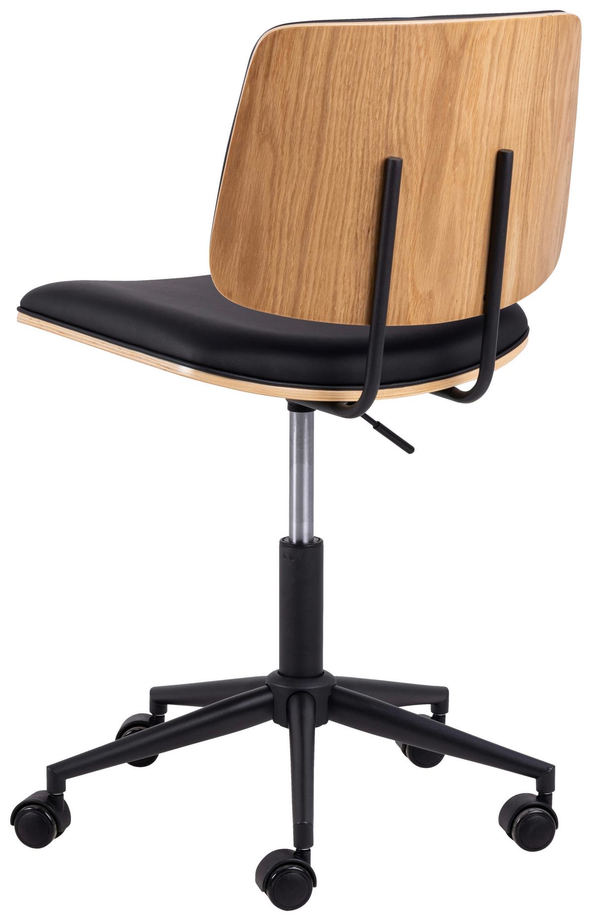 Drehstuhl Owen 0000104826 - Eichefarben/Multicolor, Design, Holz/Holzwerkstoff (48,5/91/54cm) - MID.YOU