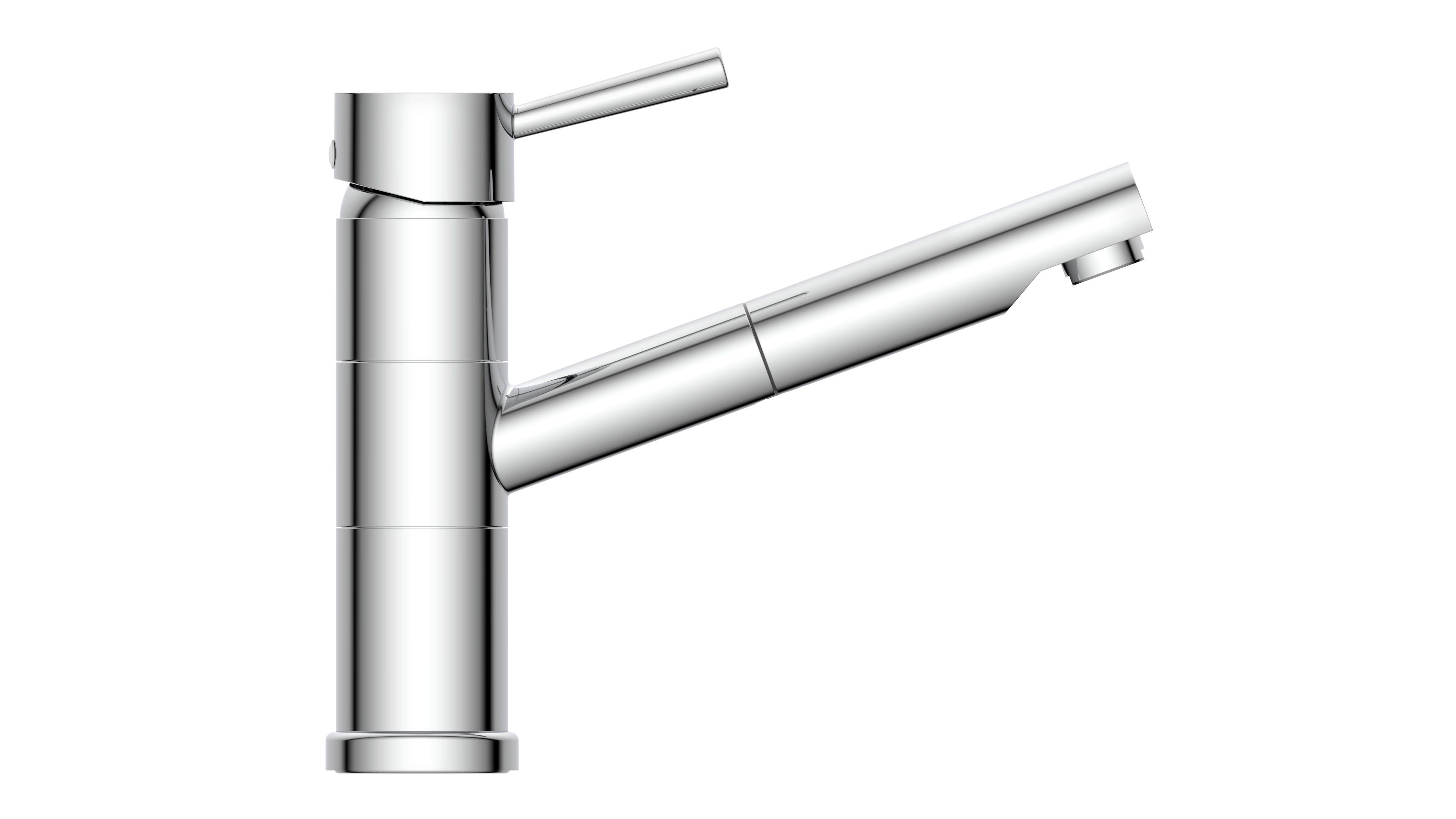 Küchenarmatur Sistant Paris Chromf. Schwenkbar, Hochdruck - Chromfarben, Basics, Metall (5,5/20/23cm) - Sistant