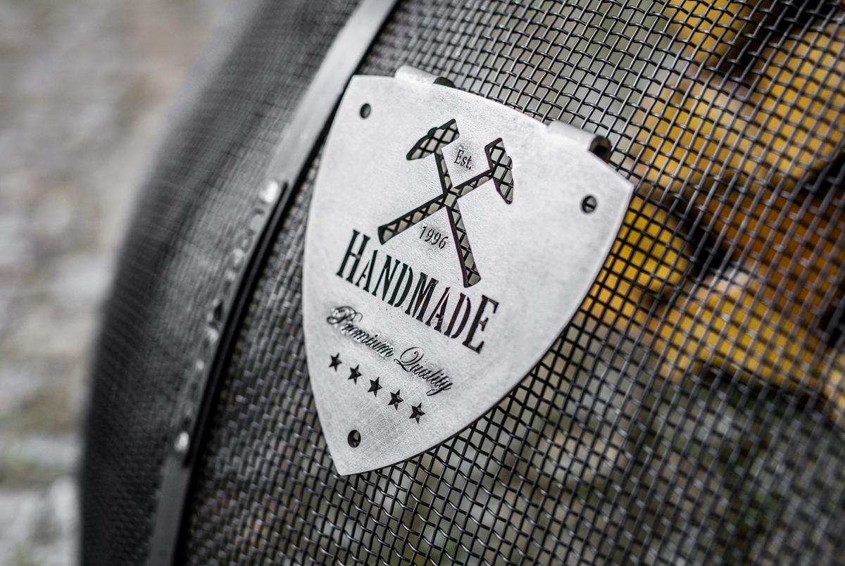 Grillzubehör Funkenfang 80 - Schwarz, Basics, Metall (79cm)