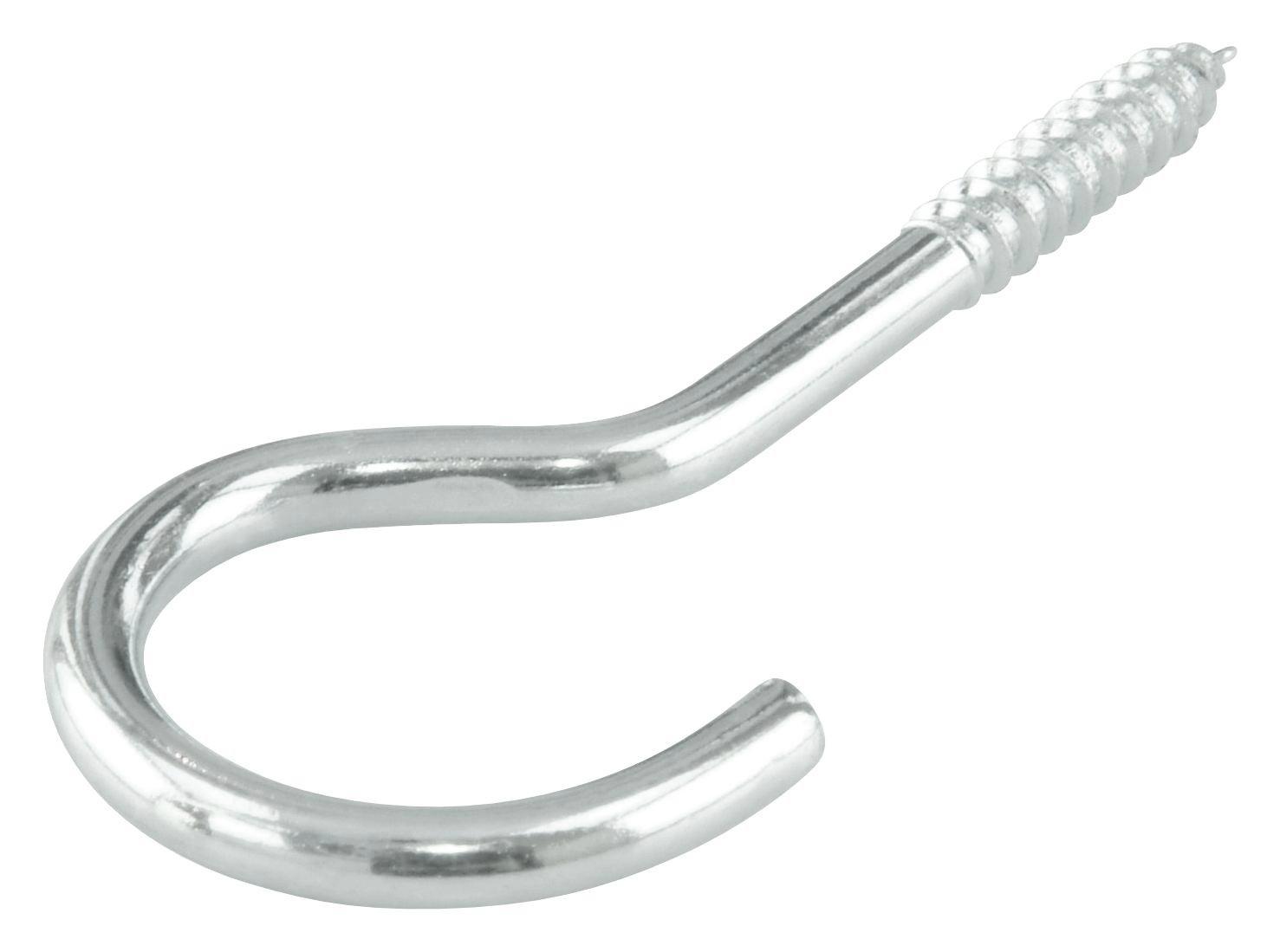 Schraubhaken 5 cm aus Stahl in der 5-Stück-Packung