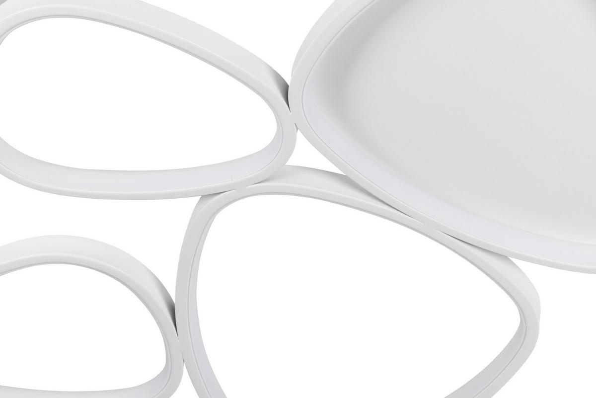 STROPNÉ LED SVIETIDLO WHITI - biela, Modern, kov/plast (109/55/5.2cm) - Mömax