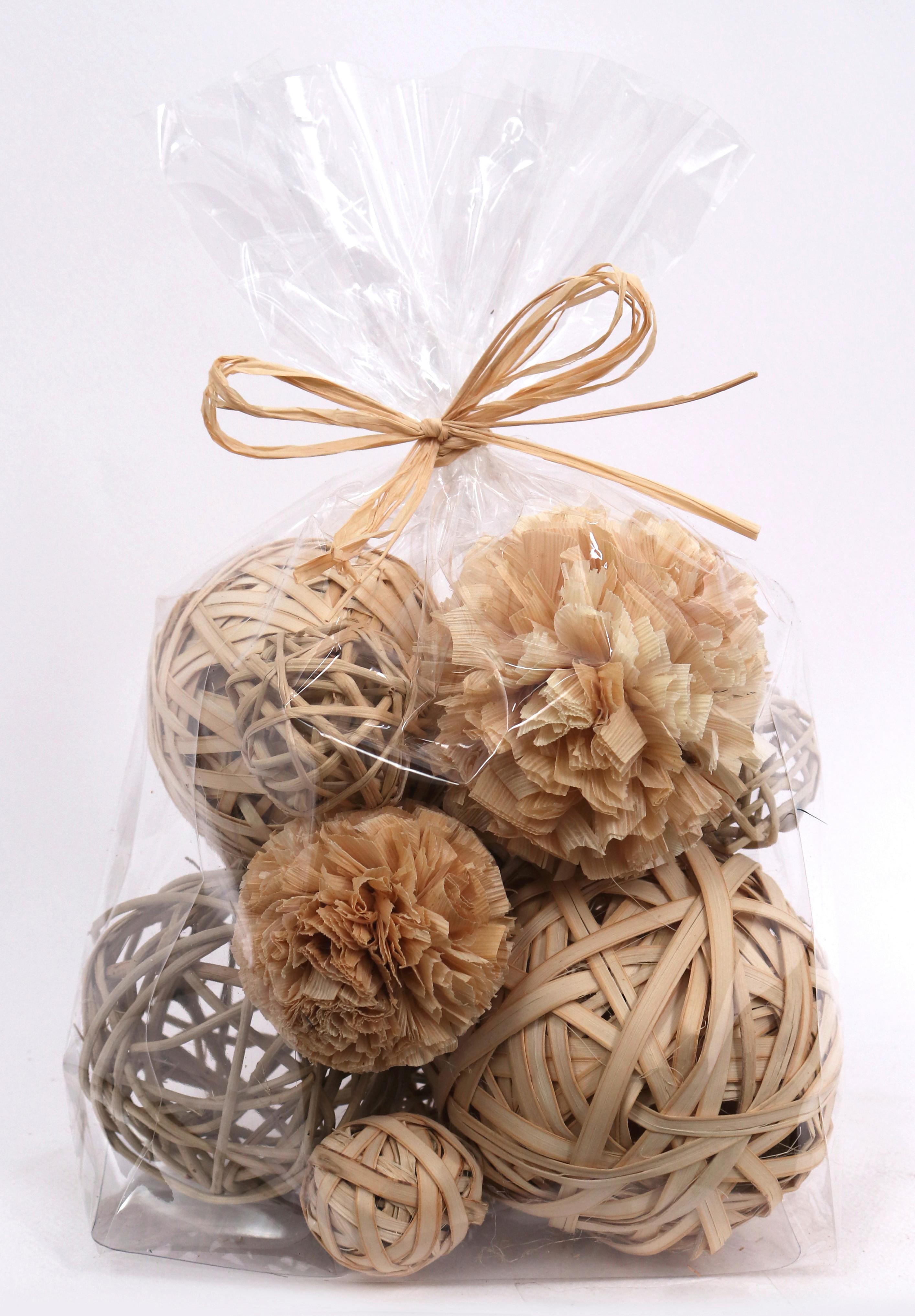 Dekokugelset Harvey - Naturfarben, KONVENTIONELL, Naturmaterialien (20/18cm) - Luca Bessoni