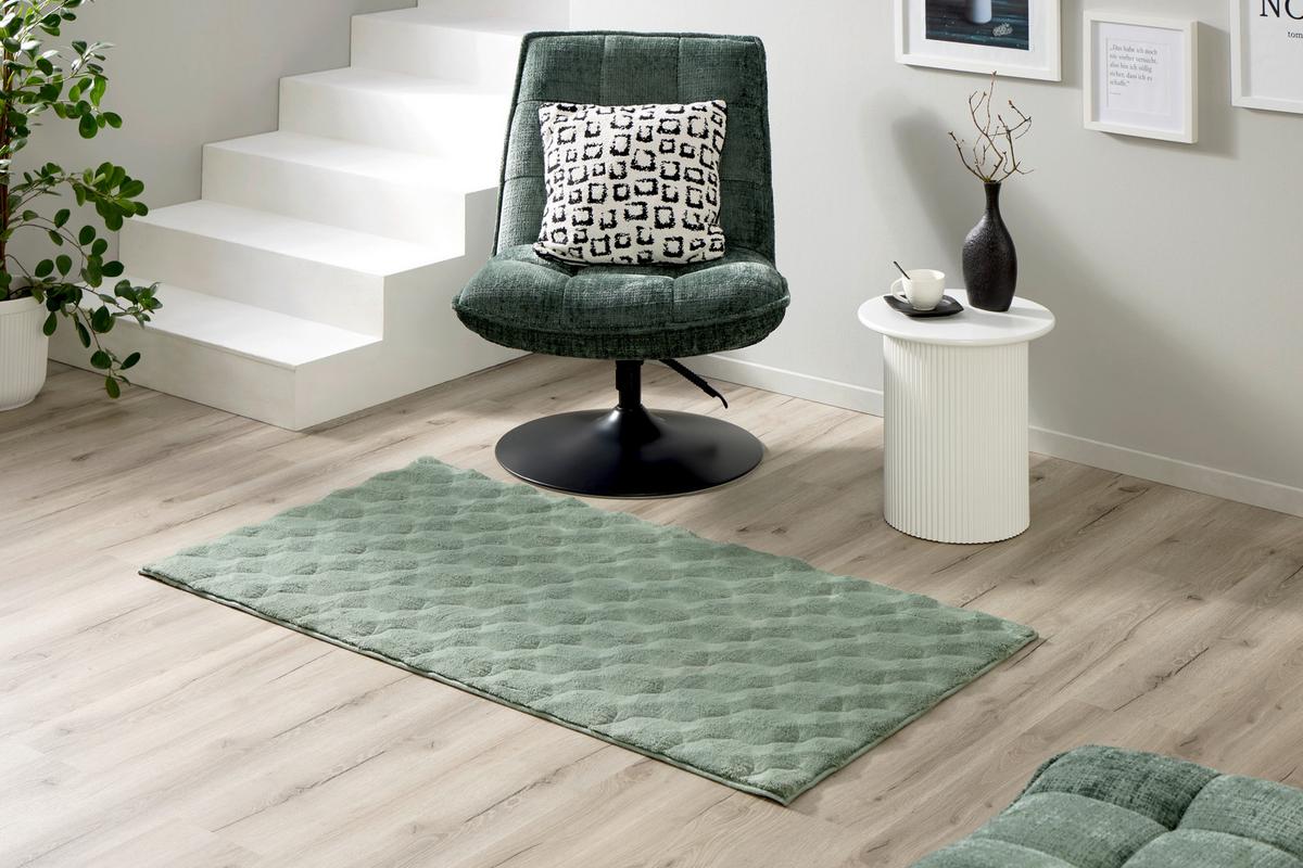 TEPPICH Grün, 100% Polyester - Grün, MODERN, Textil (160/230cm) - Luca Bessoni