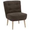 Sessel Fiona - Dunkelbraun/Buchefarben, Design, Textil (58/78/68cm) - Max Winzer