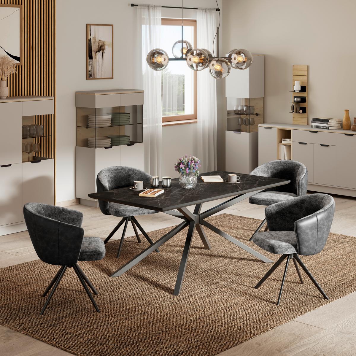 Esstisch JAMES in Grau Dekor » online kaufen
